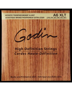 Струни для акустичної гітари GODIN Strings Acoustic Guitar XLT Phos Bronze