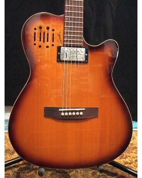 GODIN A6 Ultra Cognac Burst HG with Bag Гітара електроакустична-foto4