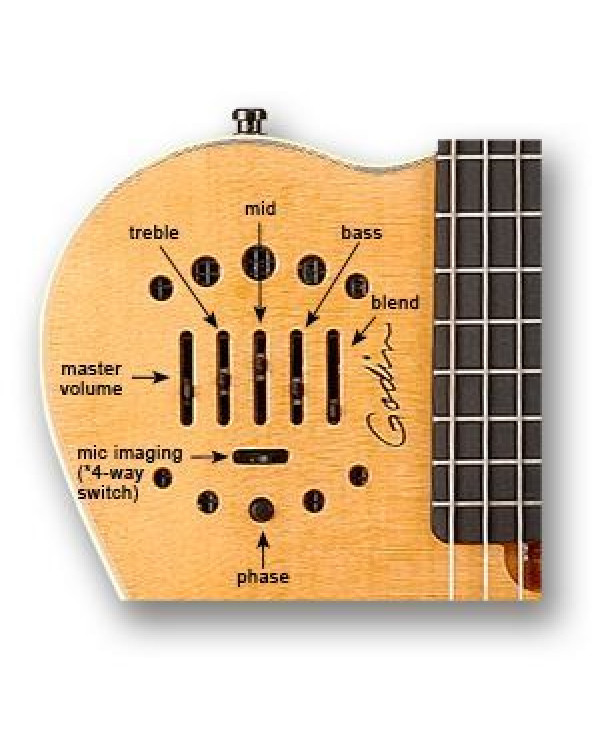 Гітара класична GODIN ACS Slim Cedar Natural SG with Bag