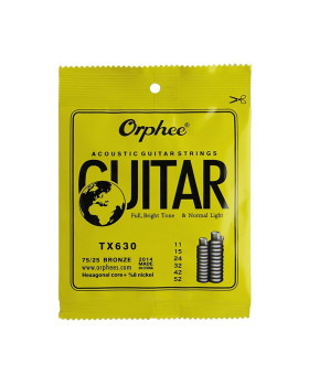 ORPHEE TX630 Струни для акустичної гітари (11-52)