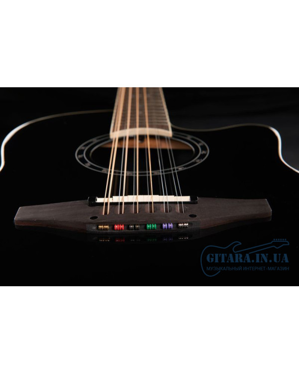 12-струнна гітара OVATION STANDARD BALLADEER Deep Contour Cutaway Black 2751AX-5