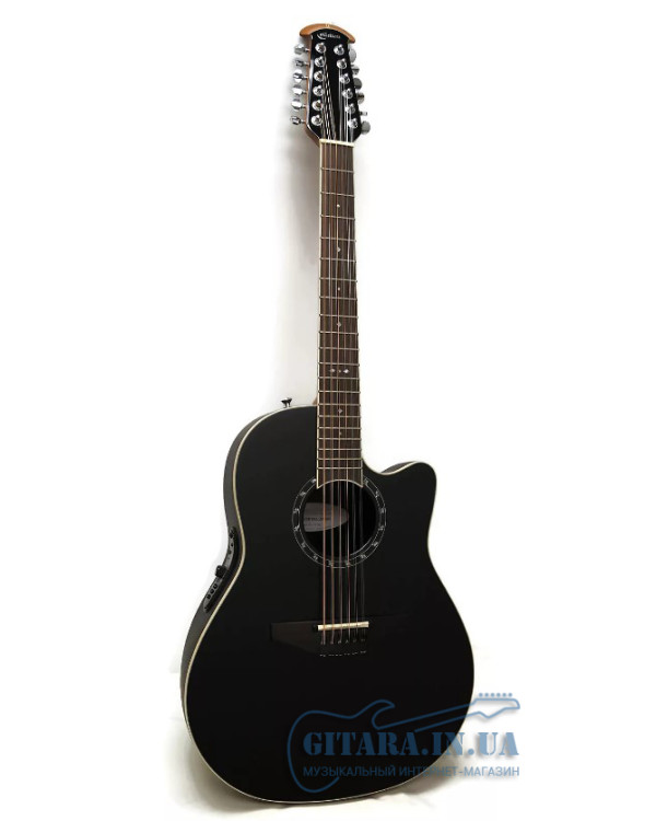 12-струнна гітара OVATION STANDARD BALLADEER Deep Contour Cutaway Black 2751AX-5