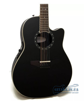 12-струнна гітара OVATION STANDARD BALLADEER Deep Contour Cutaway Black 2751AX-5