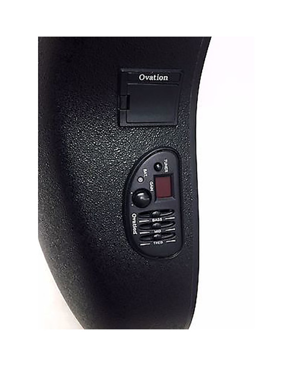 12-струнна гітара OVATION APPLAUSE BALLADEER Mid Cutaway Black AB2412-5