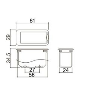 Відсік для батарейки 9В GOTOH BB02-foto2