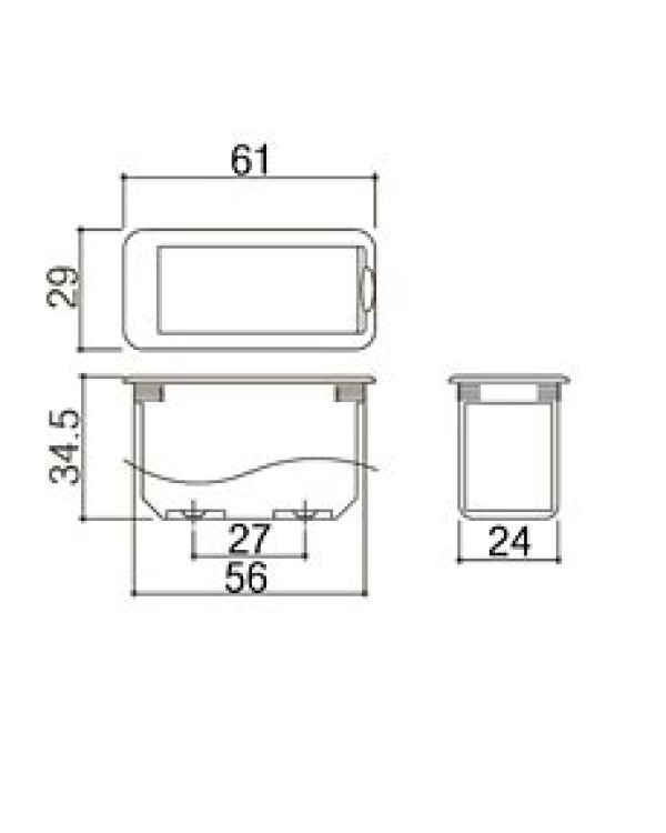 Відсік для батарейки 9В GOTOH BB02