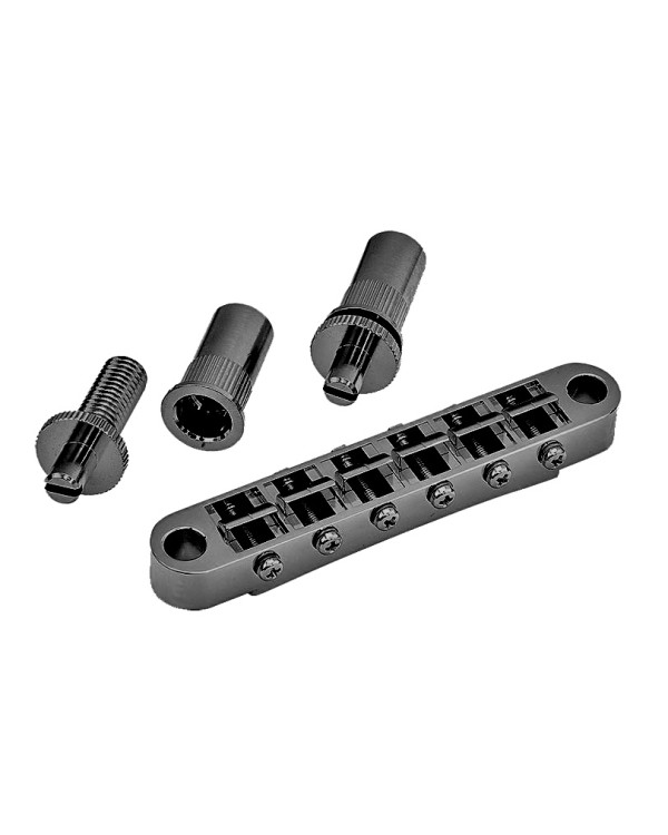 Бридж для електрогітари, типу Tuneomatic, 14х74мм GOTOH GE103BT CK