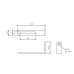PAXPHIL HK002 LP-STYLE PICKGUARD BRACKET (CHROME)