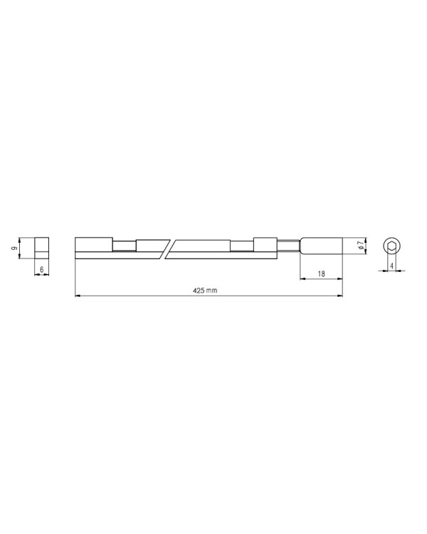 PAXPHIL RD003-425 TWO-WAY TRUSS ROD