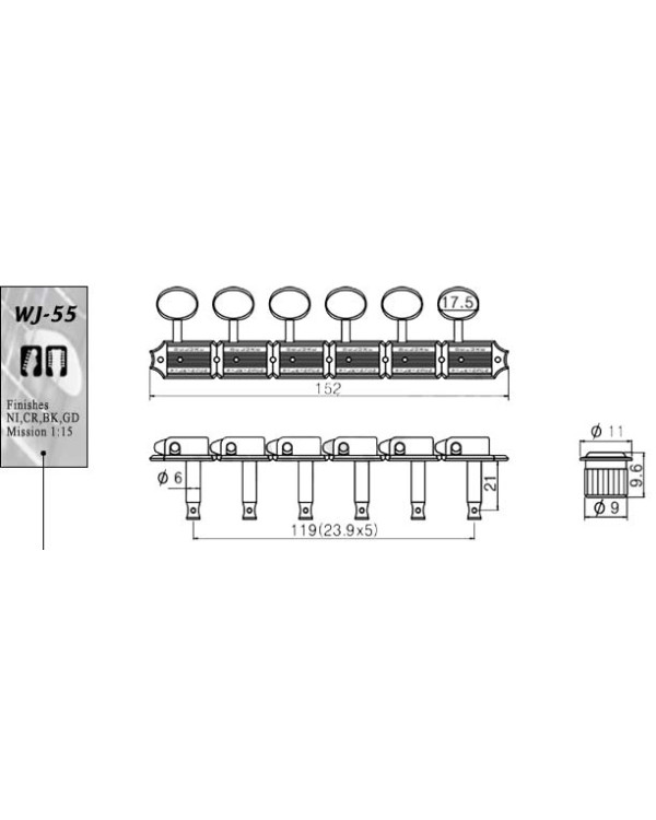PAXPHIL WJ55 6-in-line CR