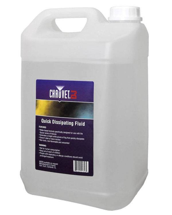 CHAUVET QDF5 (GJ5) Quick Dissipating (Geyser) Fluid