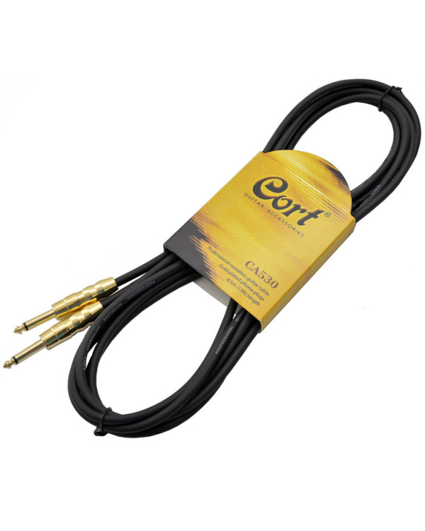 CORT CA530 (Black) Instrument Cable (4.5m)