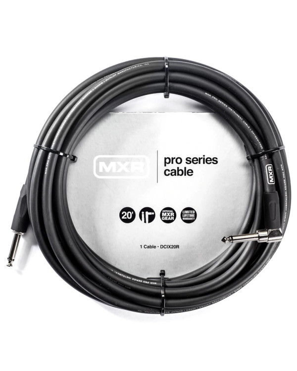 MXR Pro Series Instrument Cable Straight/Right (6m)
