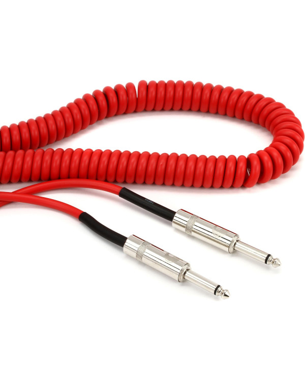 D'ADDARIO PW-CDG-30RD Coiled Instrument Cable - Red (9m)