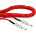 D'ADDARIO PW-CDG-30RD Coiled Instrument Cable - Red (9m)