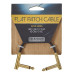 ROCKBOARD Gold Series Flat Patch Cable (10 cm)