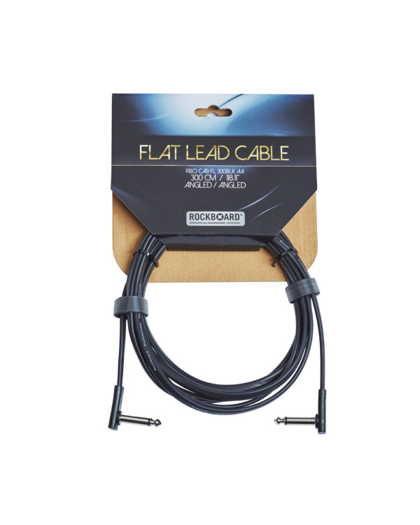 ROCKBOARD Flat Instrument Cable, angled/angled (300 cm)