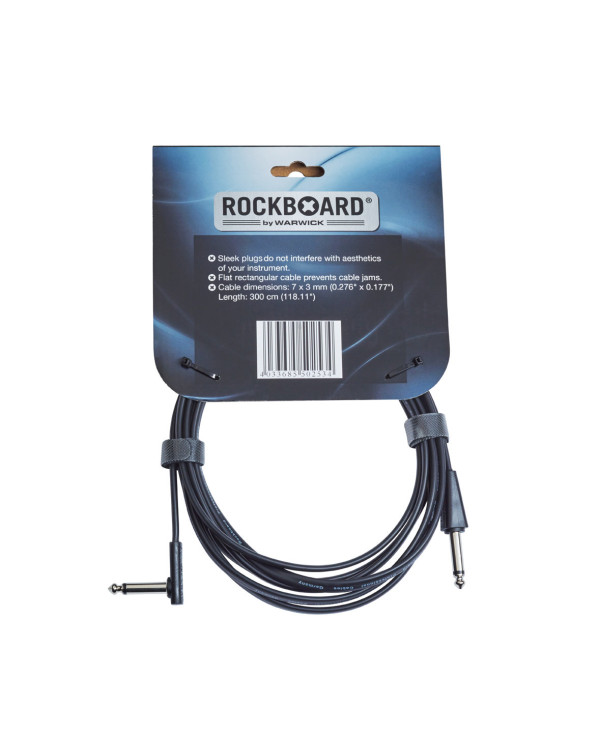 ROCKBOARD Flat Instrument Cable, Straight/Angled (300 cm)
