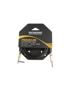ROCKBOARD Premium Flat Instrument Cable, Straight/Angled (300 cm)
