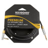 ROCKBOARD Premium Flat Instrument Cable, Straight/Angled (600 cm)