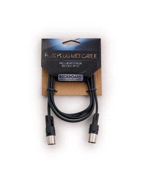 ROCKBOARD RBO CAB MD FX 100 BK RockBoard FlaX Plug MIDI Cable, 100 cm-foto6