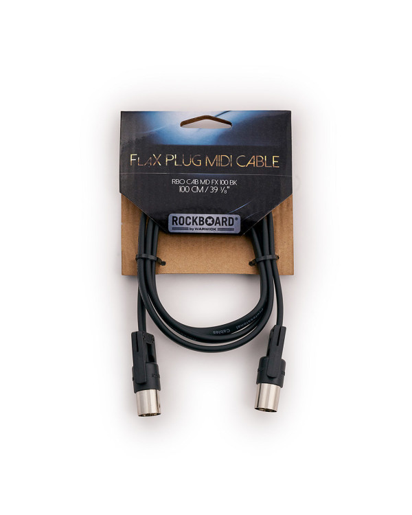ROCKBOARD RBO CAB MD FX 100 BK RockBoard FlaX Plug MIDI Cable, 100 cm