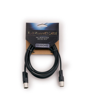 ROCKBOARD RBO CAB MD FX 200 BK RockBoard FlaX Plug MIDI Cable, 200 cm