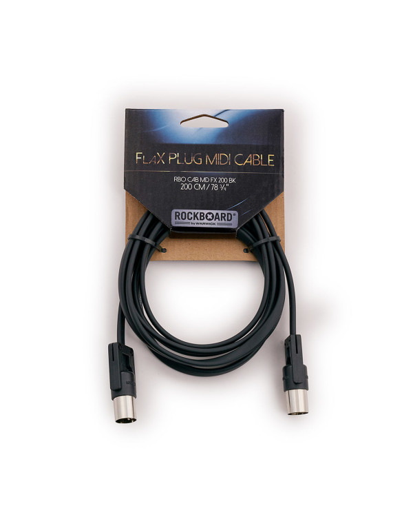 ROCKBOARD RBO CAB MD FX 200 BK RockBoard FlaX Plug MIDI Cable, 200 cm