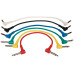ROCKCABLE Patch Cable, Multi-Color, 15 cm (6pcs)