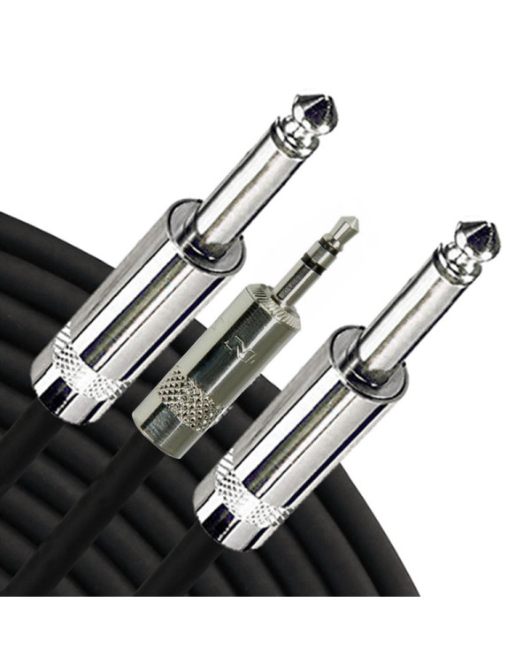 RAPCO HORIZON YN1-P-10 Y-Cable 3.5mm TRS - TS 1/4" (3m)