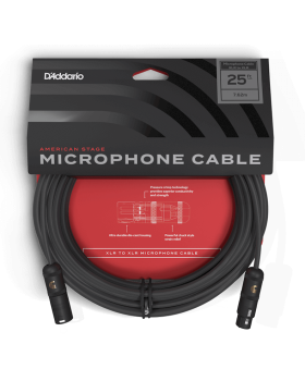 D'ADDARIO PW-AMSM-25 American Stage Microphone Cable (7.5m)