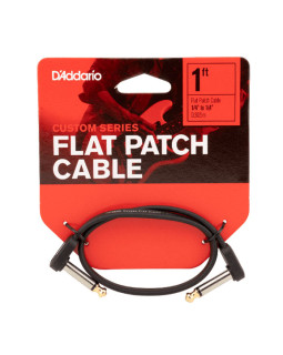 D'ADDARIO PW-FPRR-01 Custom Series Flat Patch Cable (30cm)