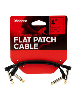 D'ADDARIO PW-FPRR-204 Custom Series Flat Patch Cables (10cm)