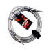 DIMARZIO EP1710SSSM Instrument Cable 3m (Chrome)