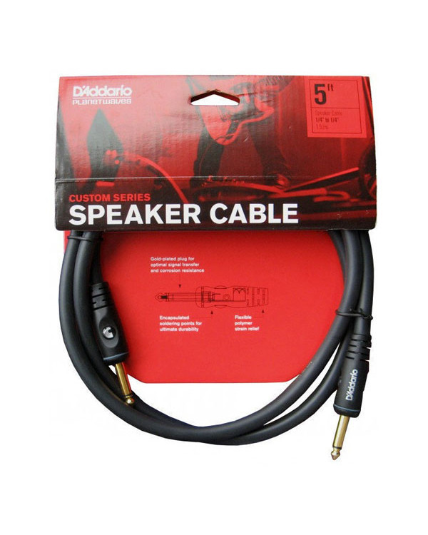 D'ADDARIO PW-S-05 Custom Series Speaker Cable (1.5m)