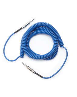 D'ADDARIO PW-CDG-30BU Coiled Instrument Cable - Blue (9m)-foto2