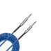 D'ADDARIO PW-CDG-30BU Coiled Instrument Cable - Blue (9m)