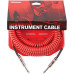 D'ADDARIO PW-CDG-30RD Coiled Instrument Cable - Red (9m)