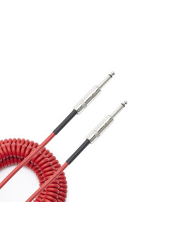 D'ADDARIO PW-CDG-30RD Coiled Instrument Cable - Red (9m)-foto2