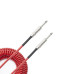 D'ADDARIO PW-CDG-30RD Coiled Instrument Cable - Red (9m)