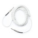 D'ADDARIO PW-CDG-30WH Coiled Instrument Cable - White (9m)