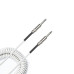 D'ADDARIO PW-CDG-30WH Coiled Instrument Cable - White (9m)