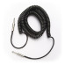 D'ADDARIO PW-CDG-30BK Coiled Instrument Cable - Black (9m)