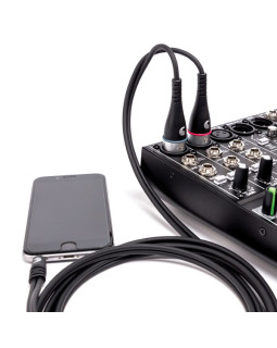D'ADDARIO PW-MPXLR-06 Custom Series 1/8” to Dual XLR Audio Cable (1.8m)-foto2