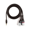 D'ADDARIO PW-MPXLR-06 Custom Series 1/8” to Dual XLR Audio Cable (1.8m)