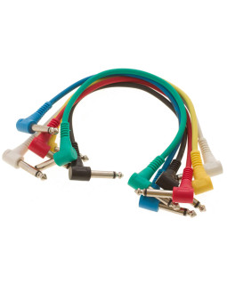 ROCKCABLE Patch Cable, Multi-Color, 15 cm (6pcs)