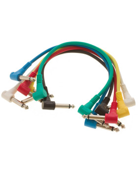 ROCKCABLE Patch Cable, Multi-Color, 15 cm (6pcs)