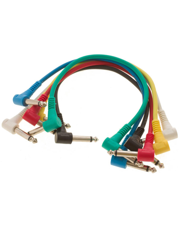ROCKCABLE Patch Cable, Multi-Color, 15 cm (6pcs)
