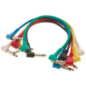 ROCKCABLE Patch Cable, Multi-Color, 15 cm (6pcs)