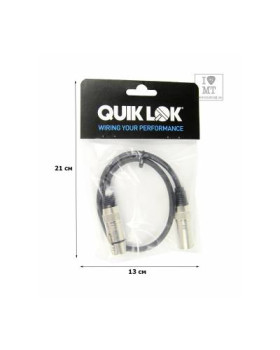 QUIK LOK CM175-0.5BK Кабель мікрофонний-foto2